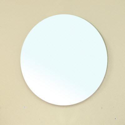 Bellaterra Round 22.1" Frameless Bathroom Vanity Mirror