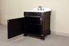 bellaterra 30 single sink vanity in wood espresso 205030 es