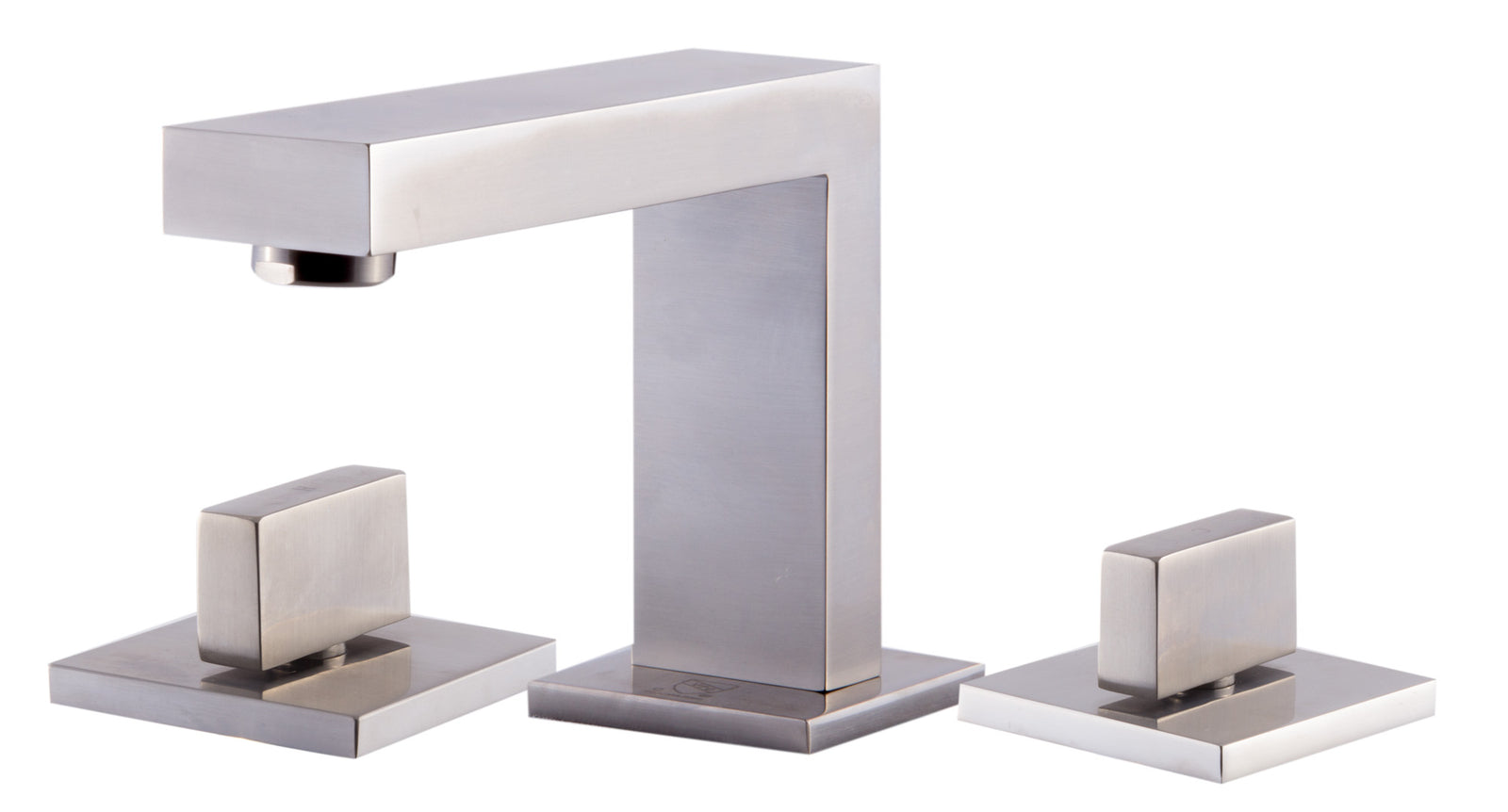 Brushed Nickel Modern Widespread Bathroom Faucet