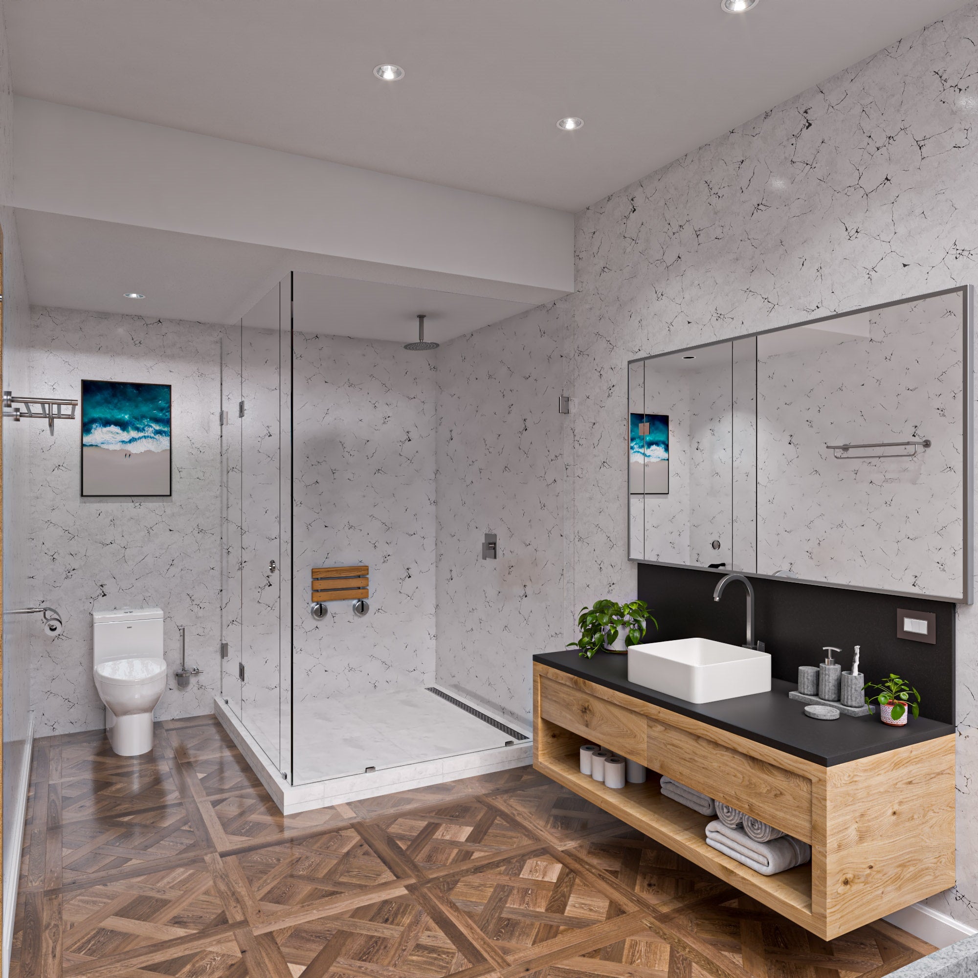 ALFI brand AB3470-BN Brushed Nickel Gooseneck Single Hole Bathroom Faucet