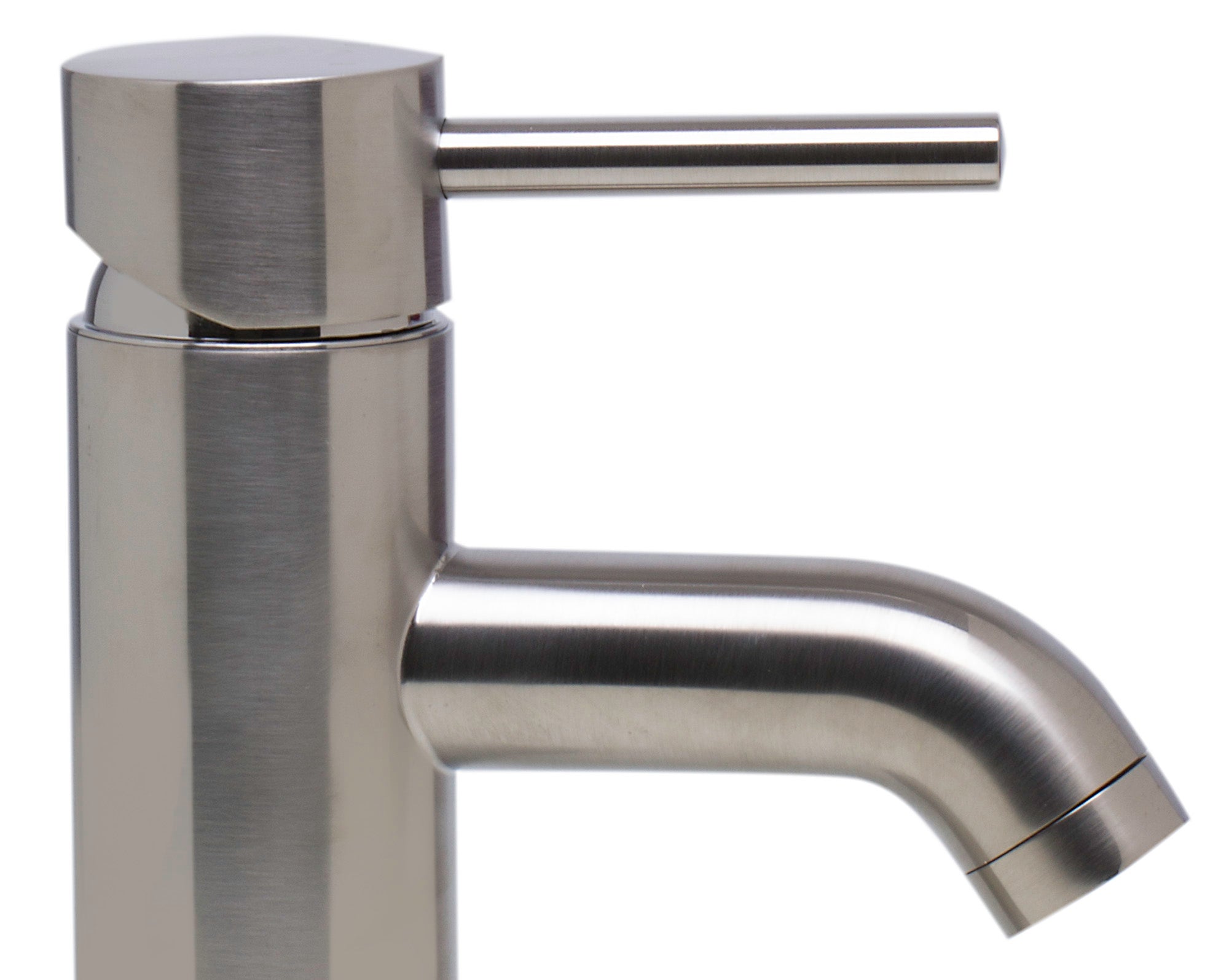 ALFI brand AB1433-BN Brushed Nickel Single Lever Bathroom Faucet