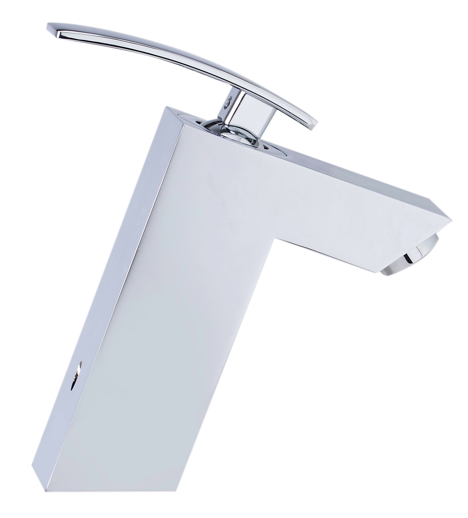 Polished Chrome Single Lever Bathroom Faucet