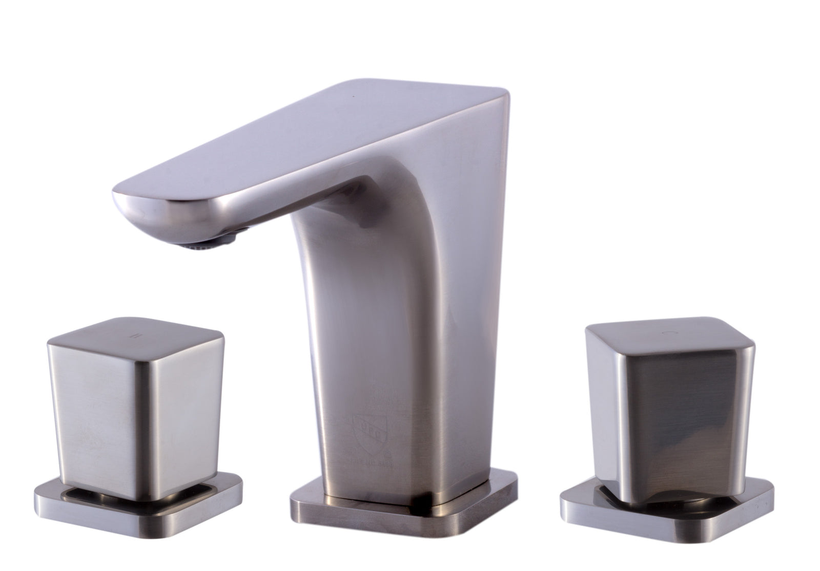 Brushed Nickel Widespread Modern Bathroom Faucet