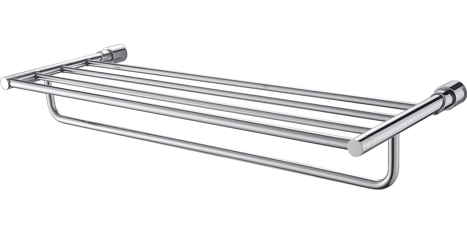 Polished Chrome 24 inch Towel Bar & Shelf  Bathroom Accessory