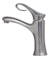 alfi brushed nickel single lever bathroom faucet ab1295 bn