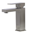alfi brushed nickel square single lever bathroom faucet ab1229 bn