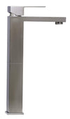 alfi brushed nickel tall square single lever bathroom faucet ab1129 bn