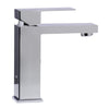 alfi polished chrome square single lever bathroom faucet ab1229 pc