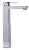 alfi polished chrome tall square single lever bathroom faucet ab1129 pc