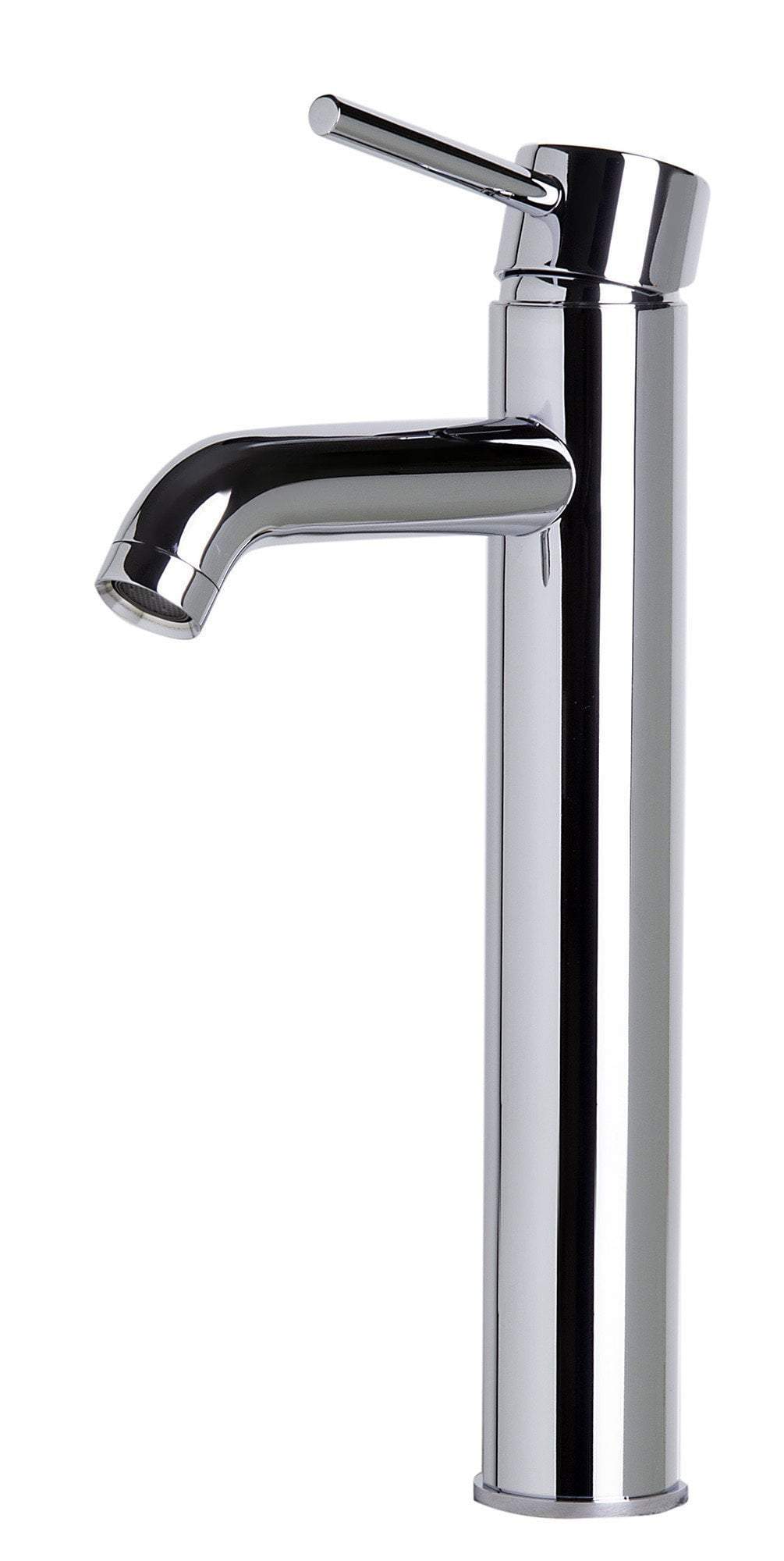 alfi tall polished chrome single lever bathroom faucet ab1023 pc