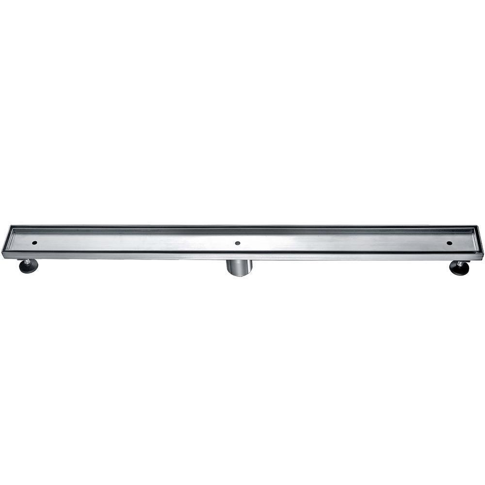 36" Modern Stainless Steel Linear Shower Drain  w/o Cover
