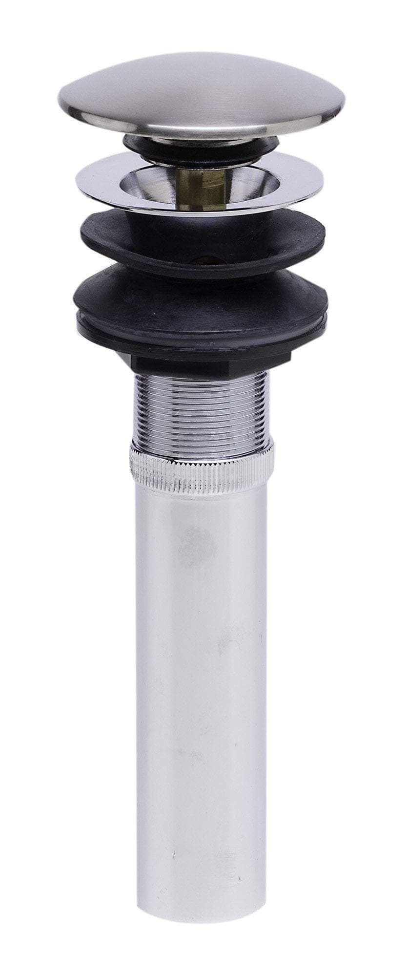 alfi brushed nickel pop up drain for bathroom sink with overflow ab9056 bn