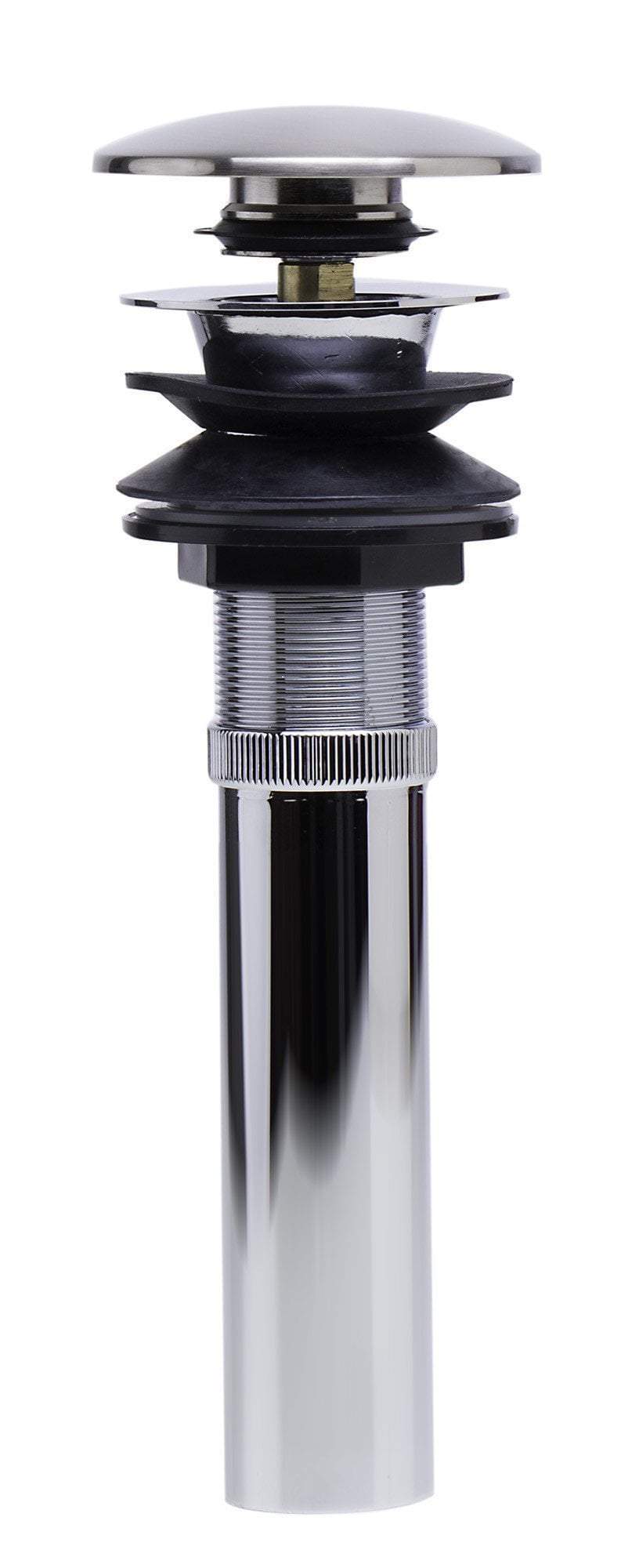 alfi brushed nickel pop up drain for bathroom sink with overflow ab9056 bn