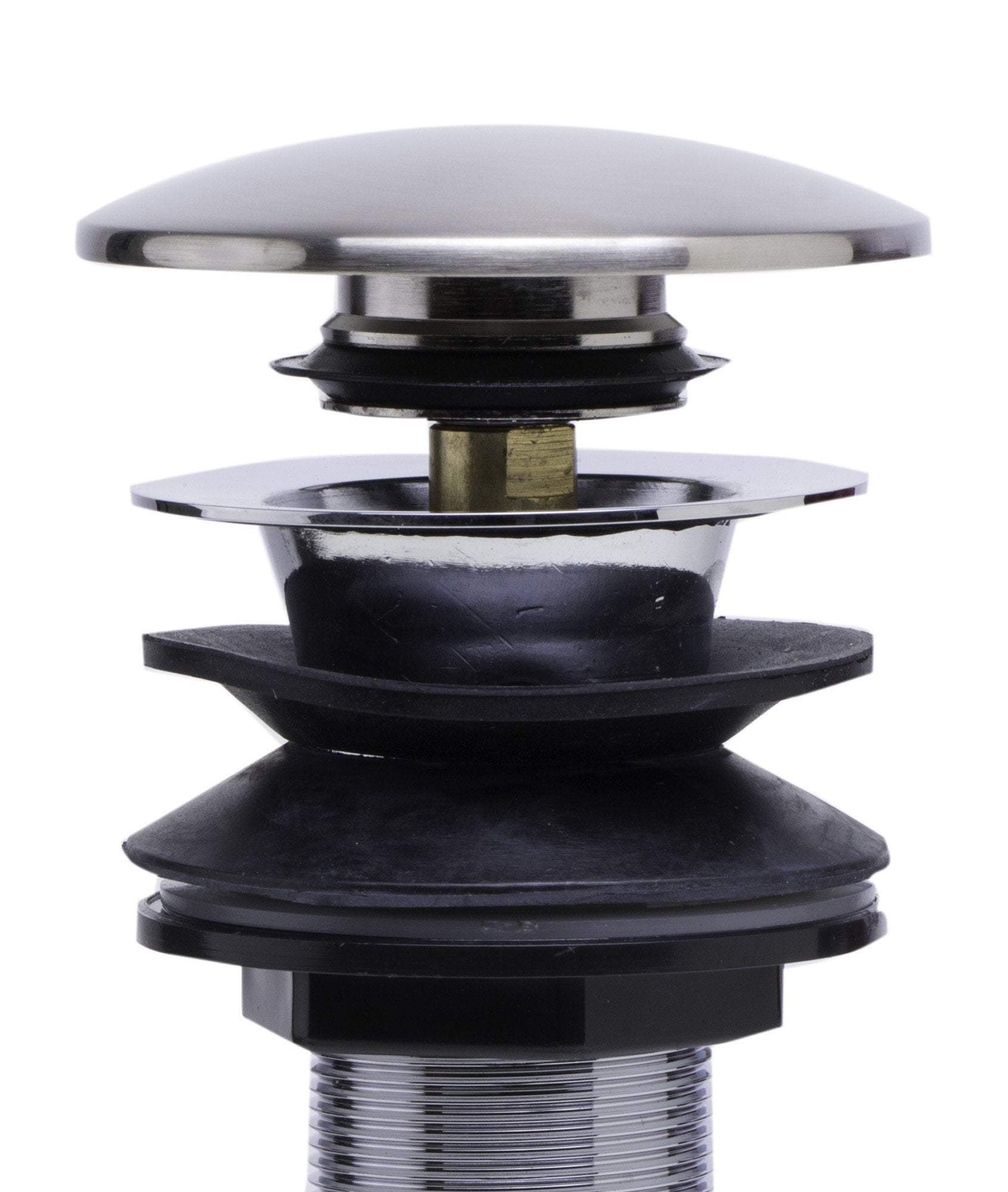 alfi brushed nickel pop up drain for bathroom sink with overflow ab9056 bn