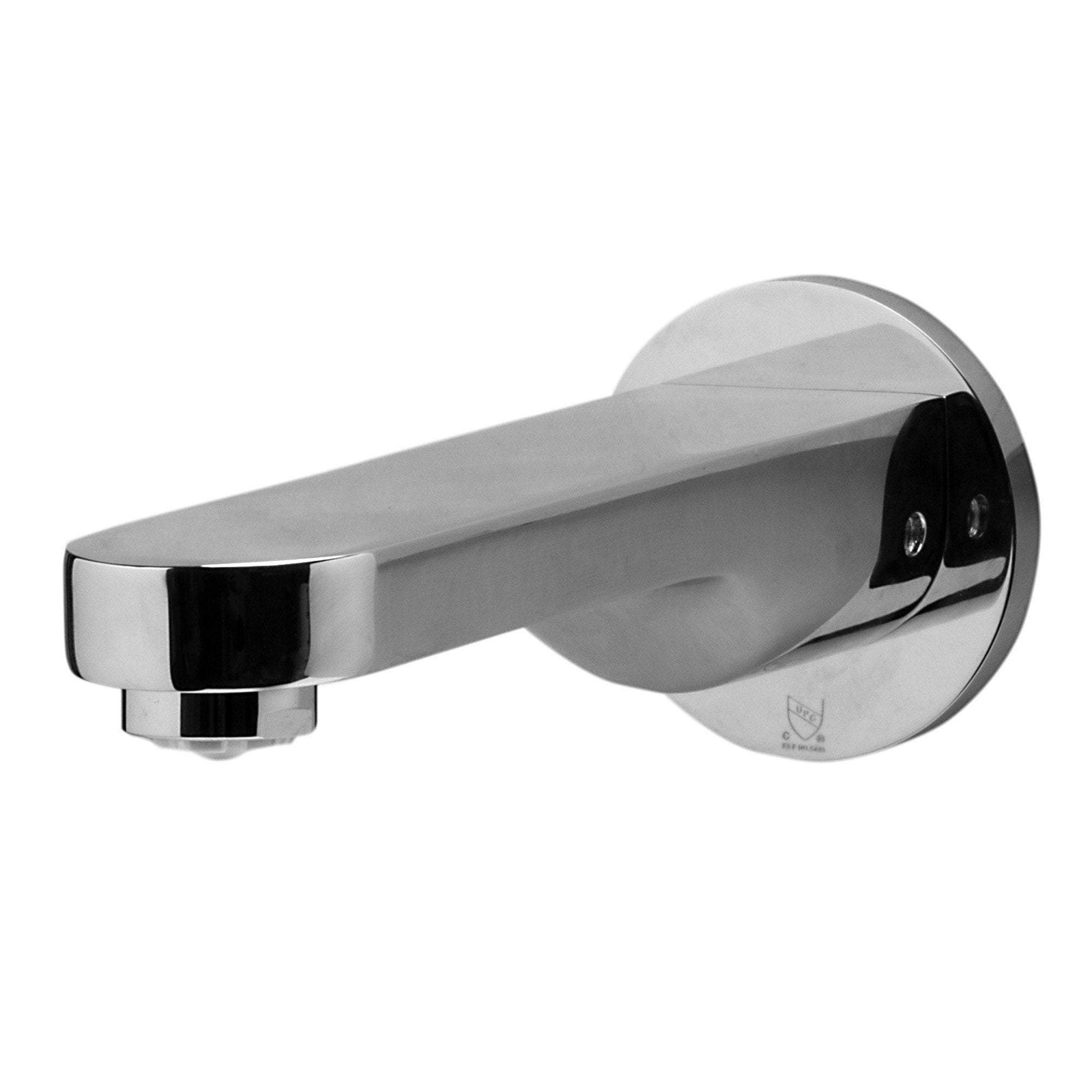 alfi polished chrome wallmounted tub filler bathroom spout ab2201 pc