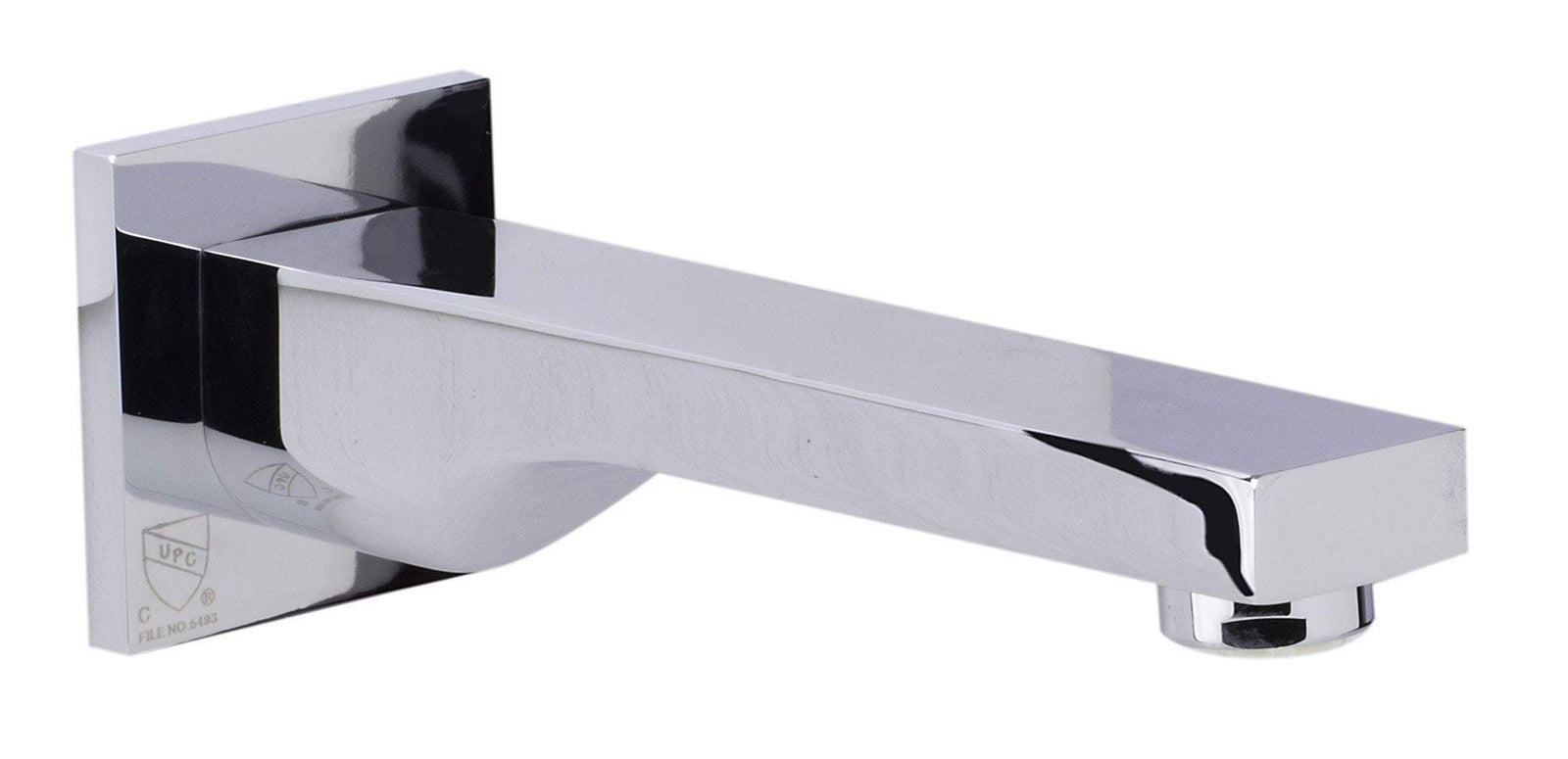 alfi polished chrome wallmounted tub filler bathroom spout ab9201 pc