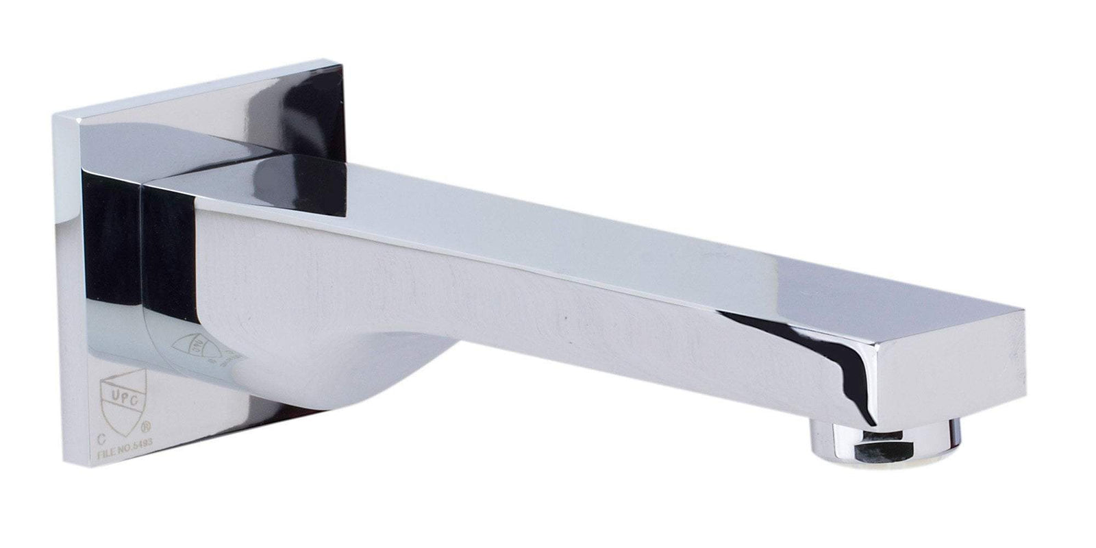 Polished Chrome Wallmounted Tub Filler Bathroom Spout