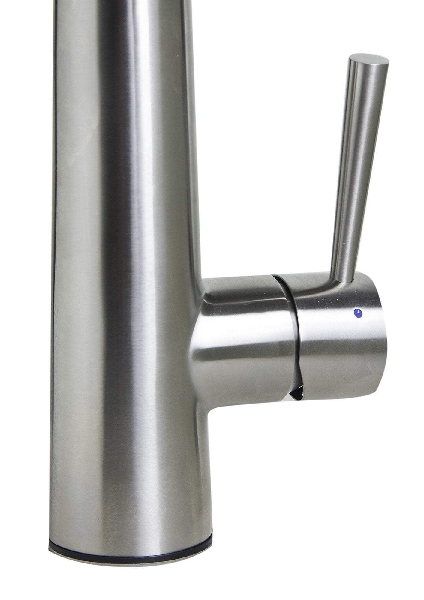 alfi solid stainless steel commercial spring kitchen faucet with pull down shower spray ab2039s