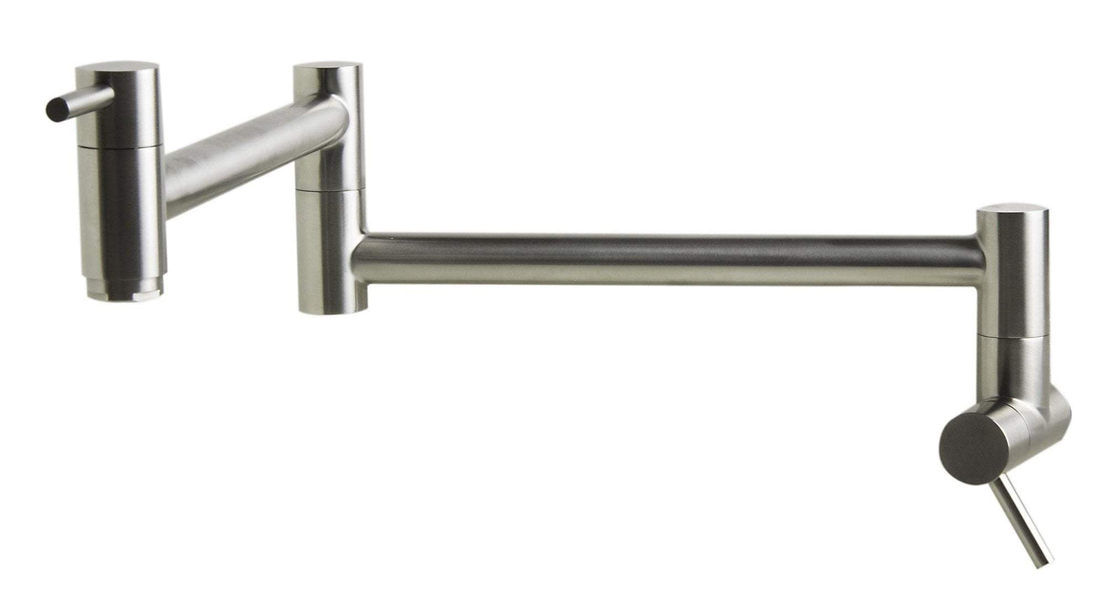 Brushed Stainless Steel Retractable Pot Filler Faucet