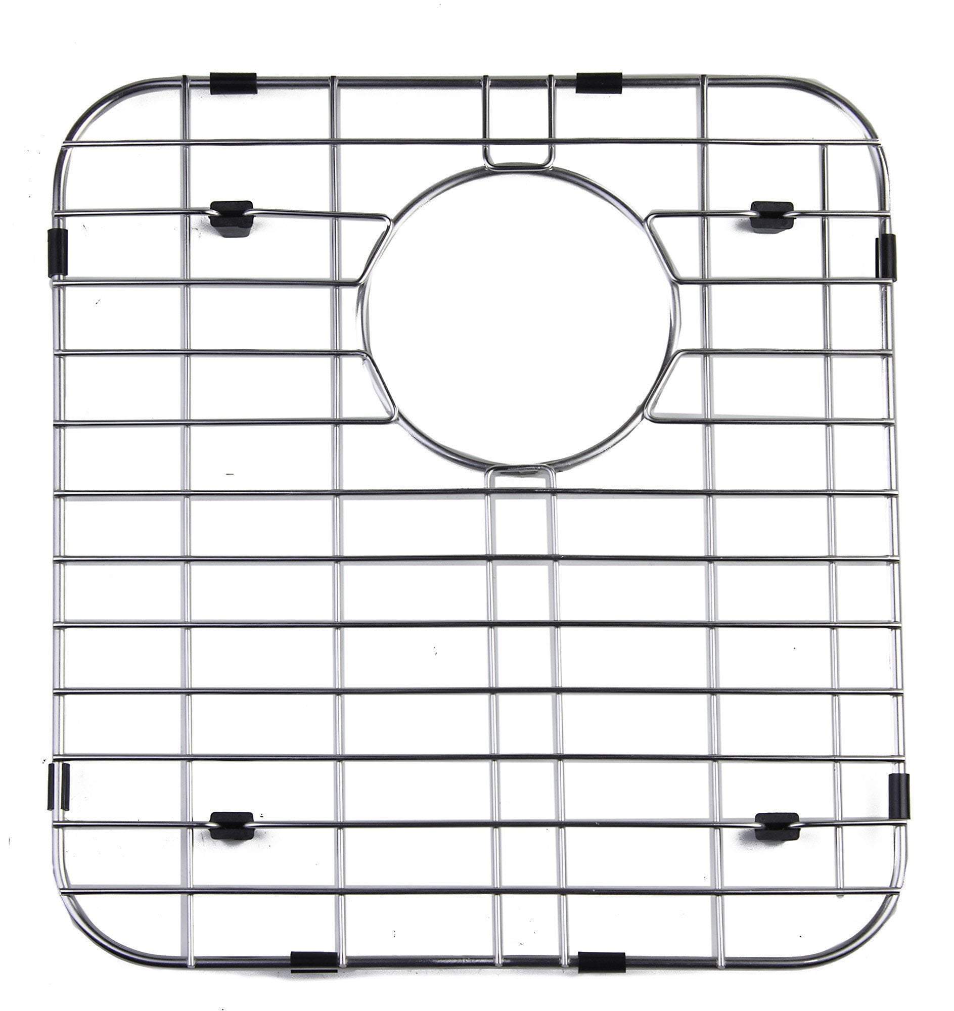 alfi left side solid stainless steel kitchen sink grid gr512l