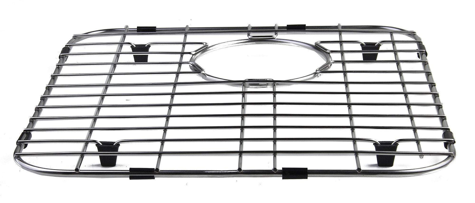alfi left side solid stainless steel kitchen sink grid gr512l