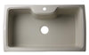 ALFI brand AB3520DI-B Biscuit 35&quot; Drop-In Single Bowl Granite Composite Kitchen Sink