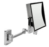ALFI brand ABM8WS-PC 8&quot; Square Wall Mounted 5x Magnify Cosmetic Mirror
