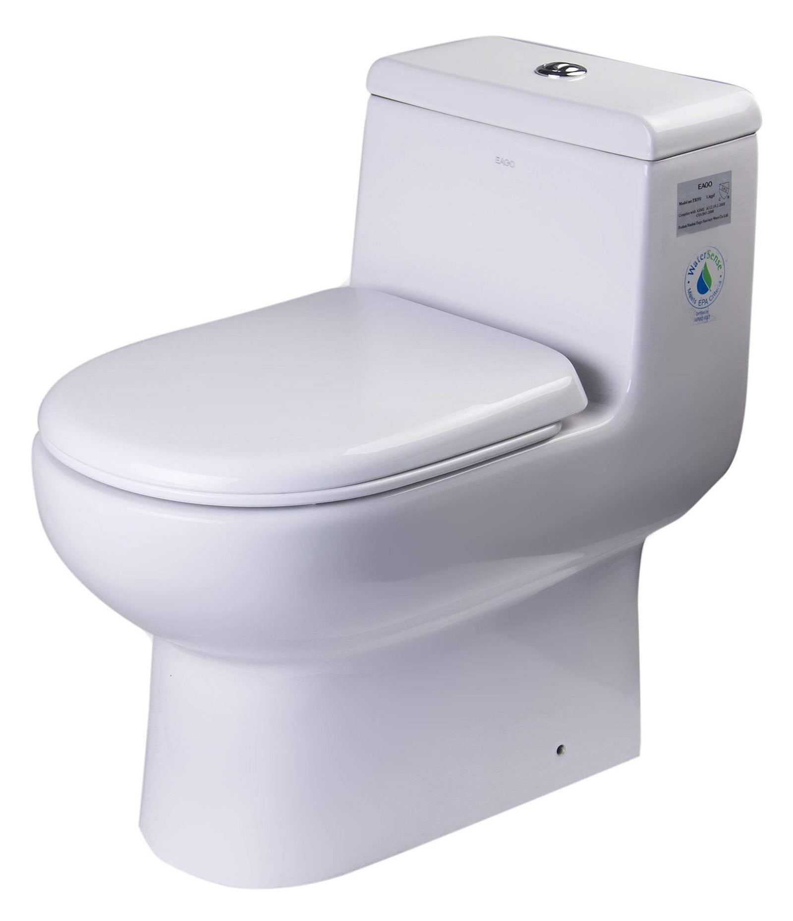 DUAL FLUSH ONE PIECE ECO-FRIENDLY HIGH EFFICIENCY LOW FLUSH CERAMIC TOILET
