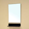 Bellaterra 19.7&quot; x 31.5&quot; Bathroom Vanity Mirror, Wood Frame, Espresso