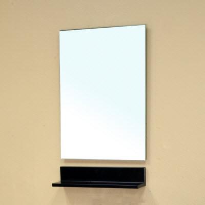 Bellaterra 19.7" x 31.5" Bathroom Vanity Mirror, Wood Frame, Espresso