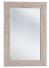 Bellaterra 24&quot;W x 36&quot;H Rectangular Vanity Mirror, Travertine Stone Frame