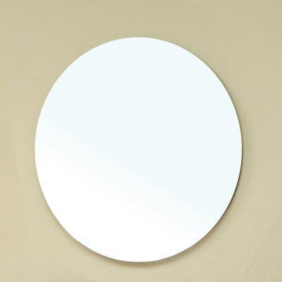 Bellaterra 27.6" x 27.6" Bathroom Vanity Mirror, Round, Frameless