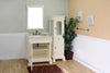 bellaterra 30 single sink vanity in wood cream white 205030 cr