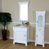 bellaterra 30 single sink vanity in wood white 205030 wh