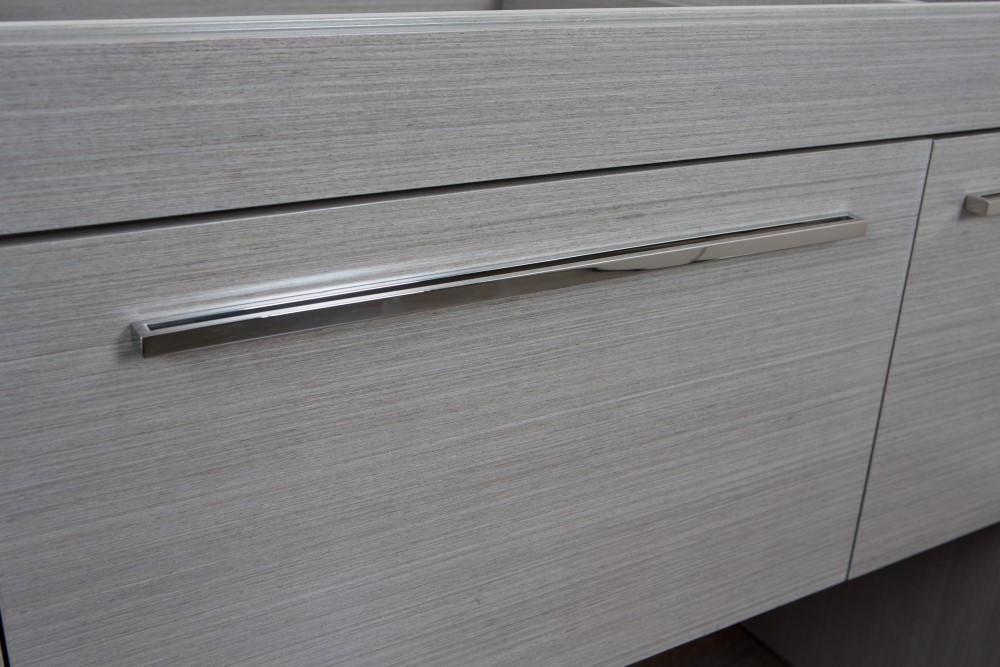 bellaterra 55 3 single sink vanity in gray white marble 804380 r gy wh