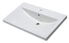 EAGO BH001 White Ceramic 32&quot;x19&quot; Rectangular Drop In Sink