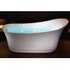 EAGO AM2140  6 Foot White Free Standing Air Bubble Bathtub