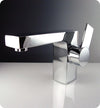 fresca torino 48 white modern bathroom vanity w 2 side cabinets integrated sink