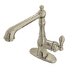 Fauceture American Classic 4&quot; Centerset Bathroom Faucet Brushed Nickel