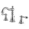 Fauceture American Classic Widespread Bathroom Faucet Polished Nickel