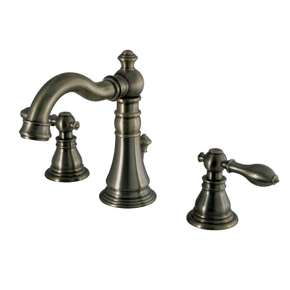 Fauceture American Classic Widespread Bathroom Faucet Vintage Brass