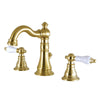 Fauceture American Patriot Widespread Bathroom Faucet Satin Brass