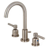 Fauceture Concord Widespread Bathroom Faucet Brushed Nickel