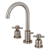 Fauceture Concord Widespread Bathroom Faucet Brushed Nickel
