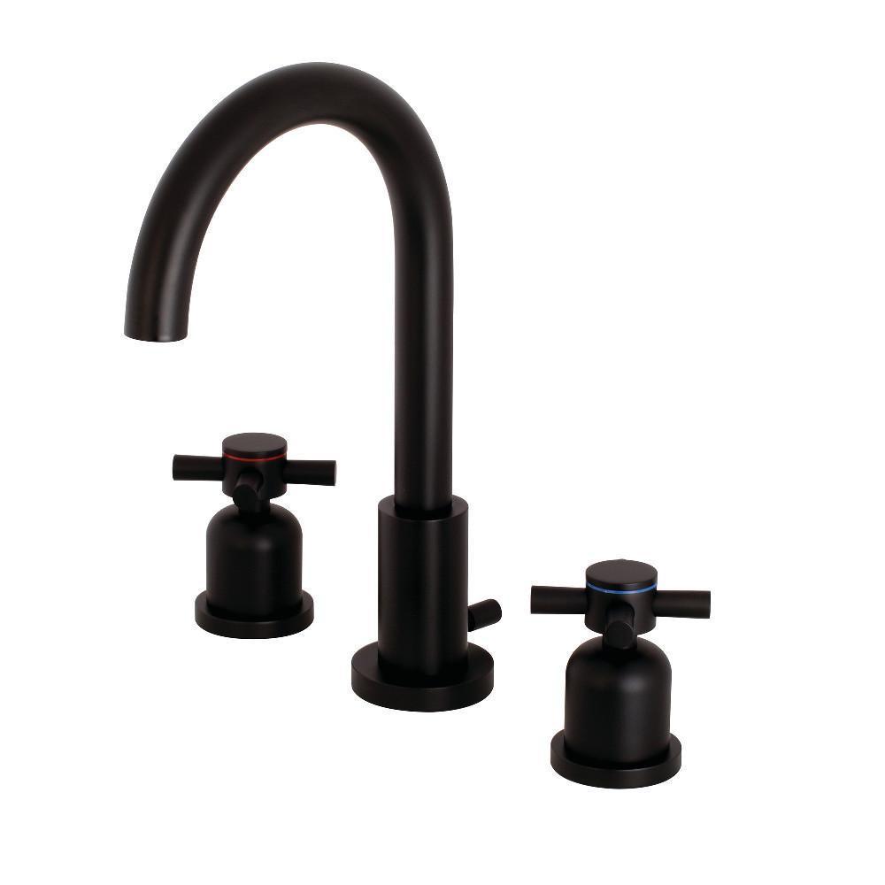 Fauceture Concord Widespread Bathroom Faucet Matte Black