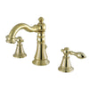 Fauceture English Classic Widespread Bathroom Faucet Polished Brass