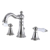 Fauceture English Classic Widespread Bathroom Faucet Polished Nickel