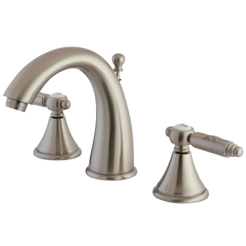 Fauceture Georgian Widespread Bathroom Faucet Brushed Nickel