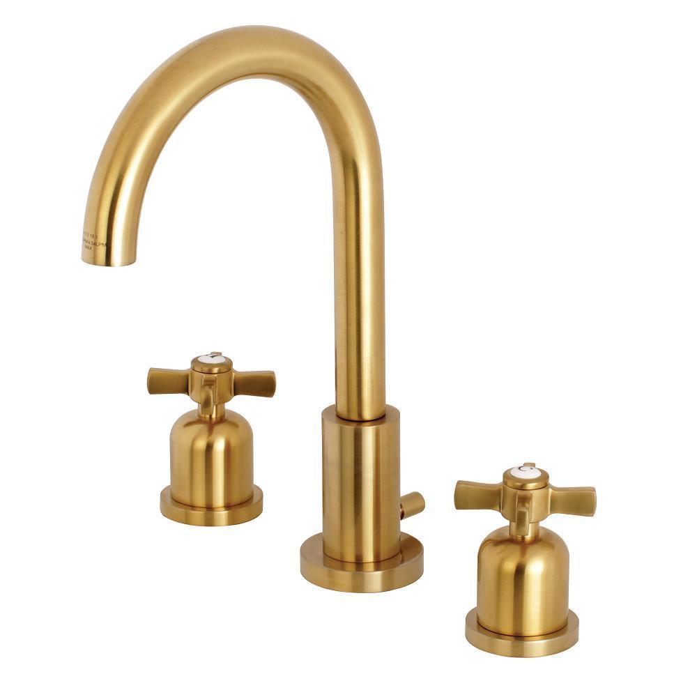 Fauceture Millennium Widespread Bathroom Faucet Satin Brass