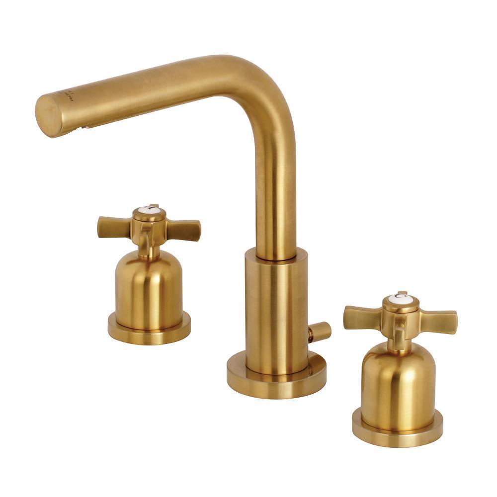 Fauceture Millennium Widespread Bathroom Faucet Satin Brass